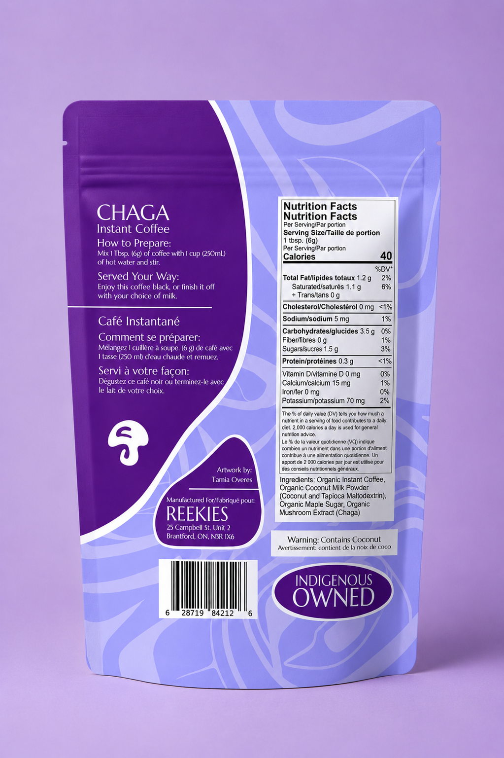 Reekie’s Chaga Instant Coffee